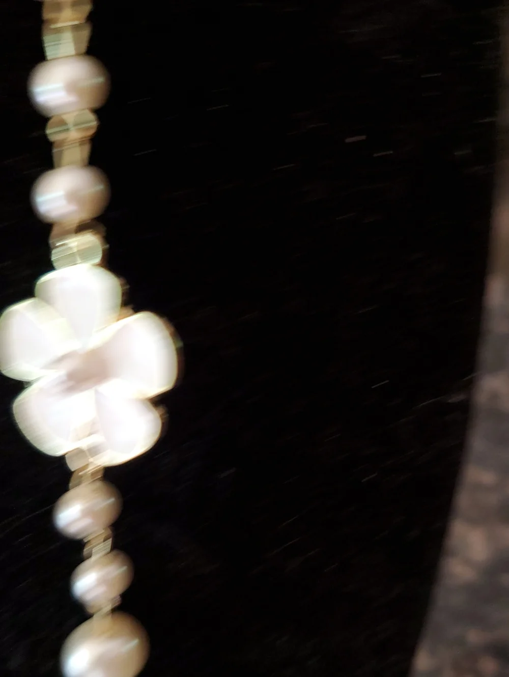 Chanel Pearl and Crystal Double Necklack